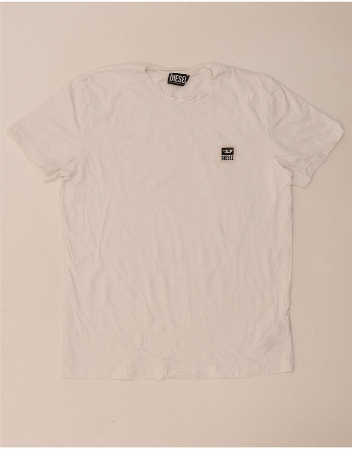 Diesel T-Shirt Homme Grand Blanc Coton