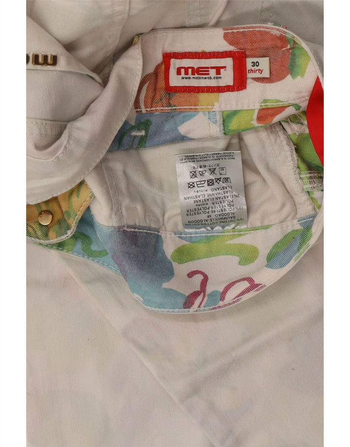MET Jean Slim Femme W30 L32 Coton Blanc