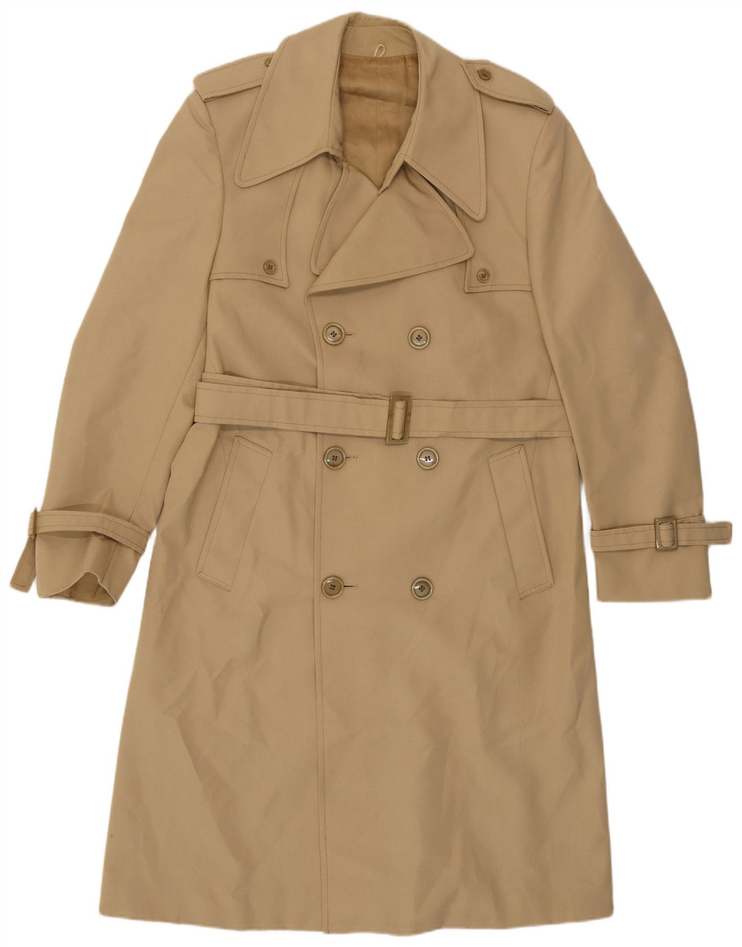 NINO Trench Homme UK 38 Polyester Beige Moyen