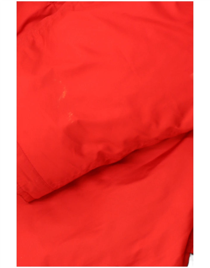 RALPH LAUREN Veste Parka à capuche pour femme UK 14 Rouge moyen Hiver