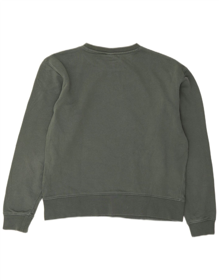Pull Sweatshirt Zara Homme Vert Moyen