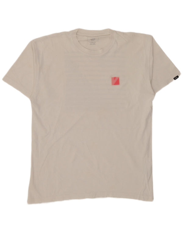 Vans Homme Coupe Classique T-Shirt Graphique Haut Blanc Moyen Coton
