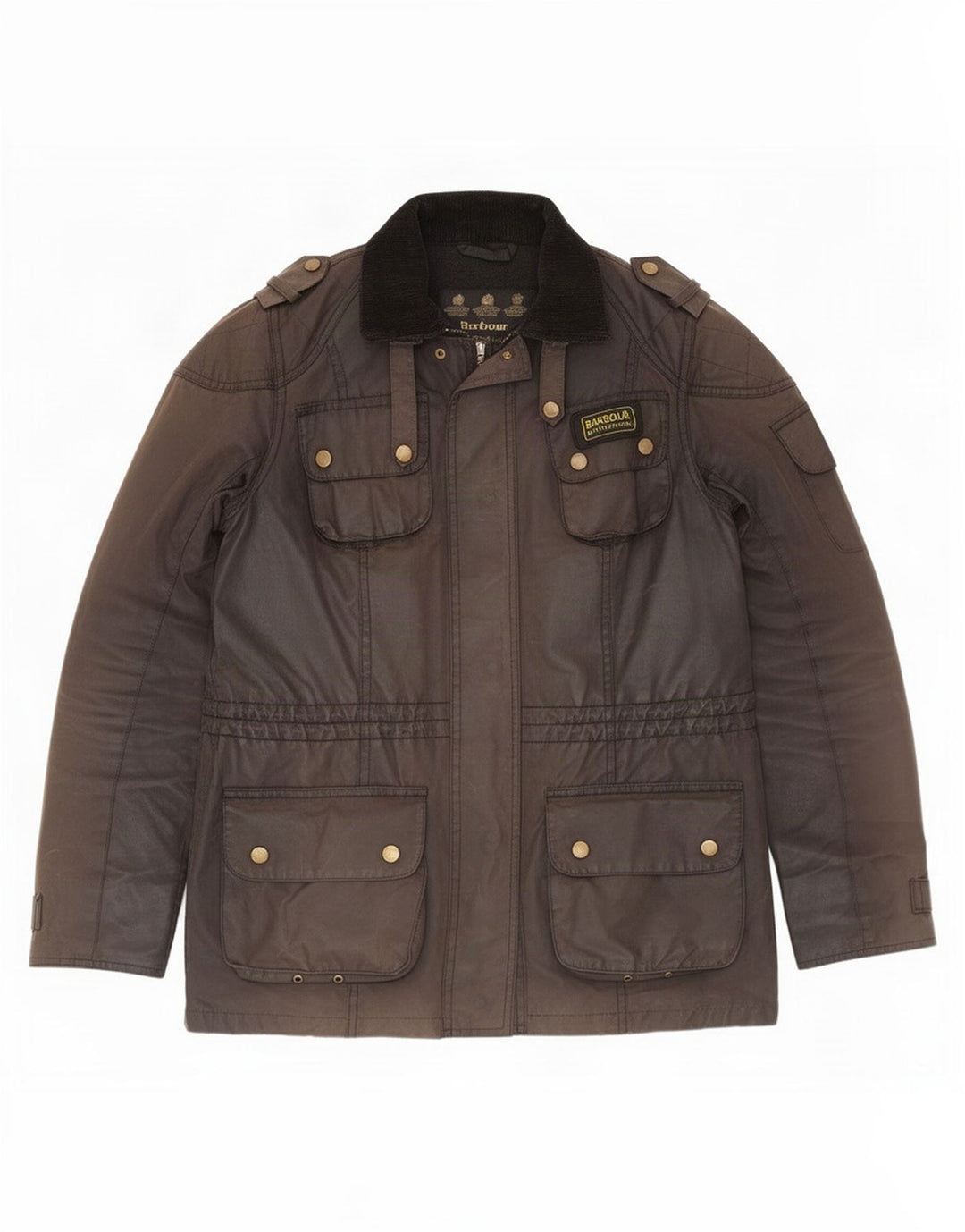 Barbour Veste en coton ciré pour femme UK 10 Small Marron