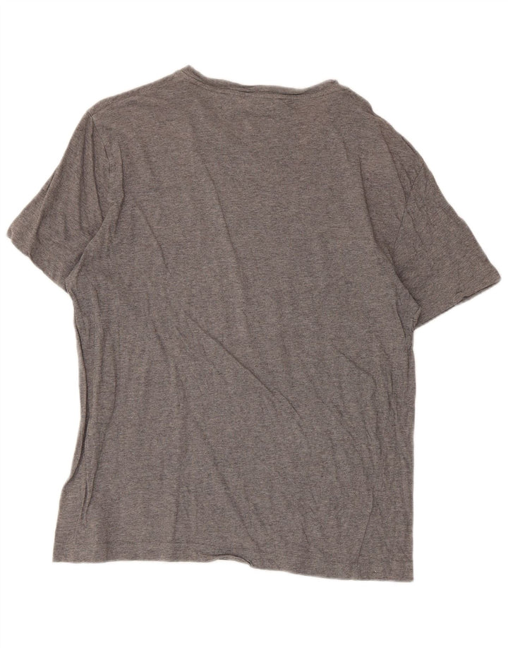 Calvin Klein T-Shirt Homme Haut Large Gris Coton