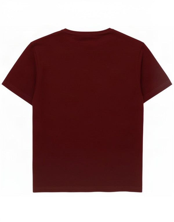 Penguin T-Shirt Homme Haut Petit Coton Bordeaux