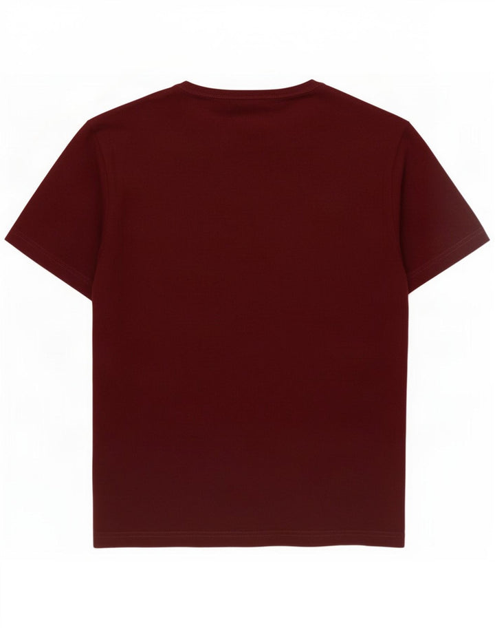 Penguin T-Shirt Homme Haut Petit Coton Bordeaux