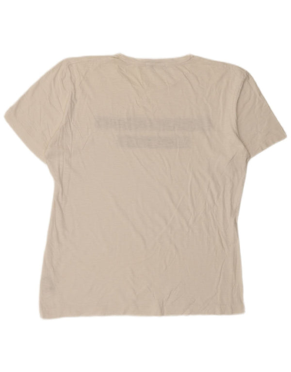 Calvin Klein Jeans T-shirt graphique pour femme UK 18 XL Coton blanc