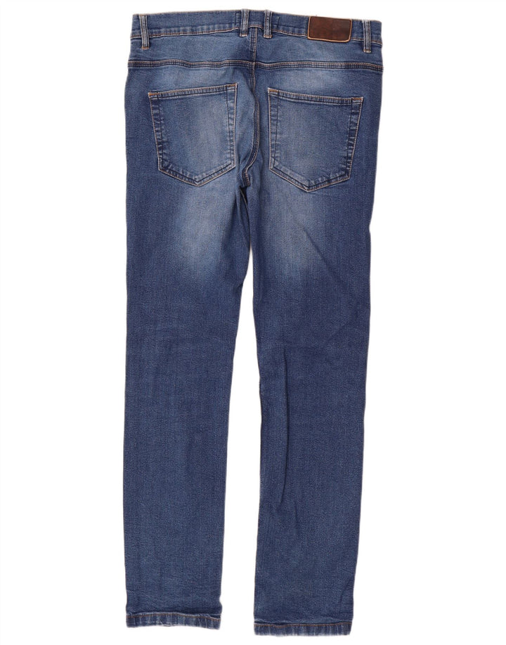 French Connection Jean Slim Homme W34 L32 Bleu Coton