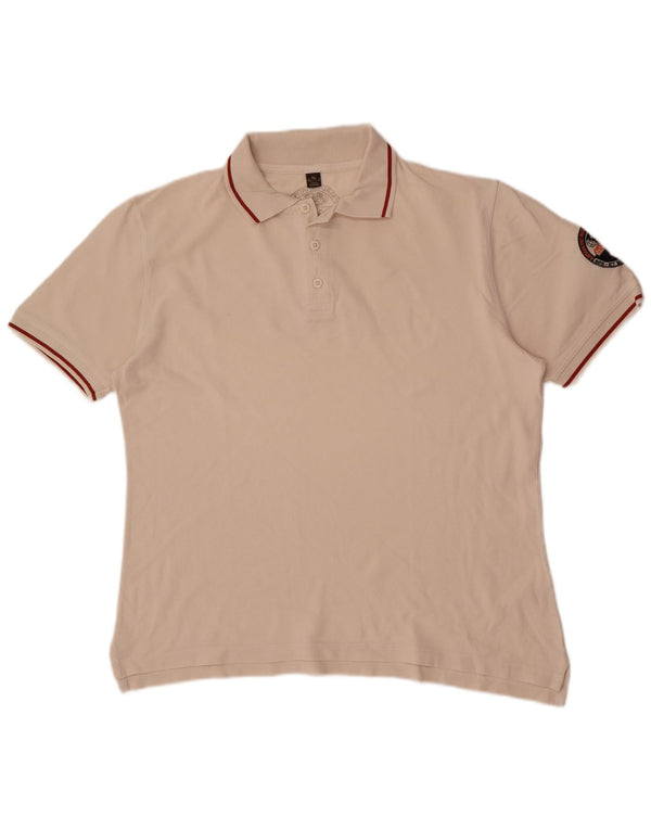 Napapijri Polo Graphique Homme XL Beige Rayé