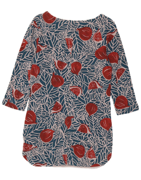 White Stuff Tunique à manches 3/4 pour femme UK 8 Small Multicolore Floral