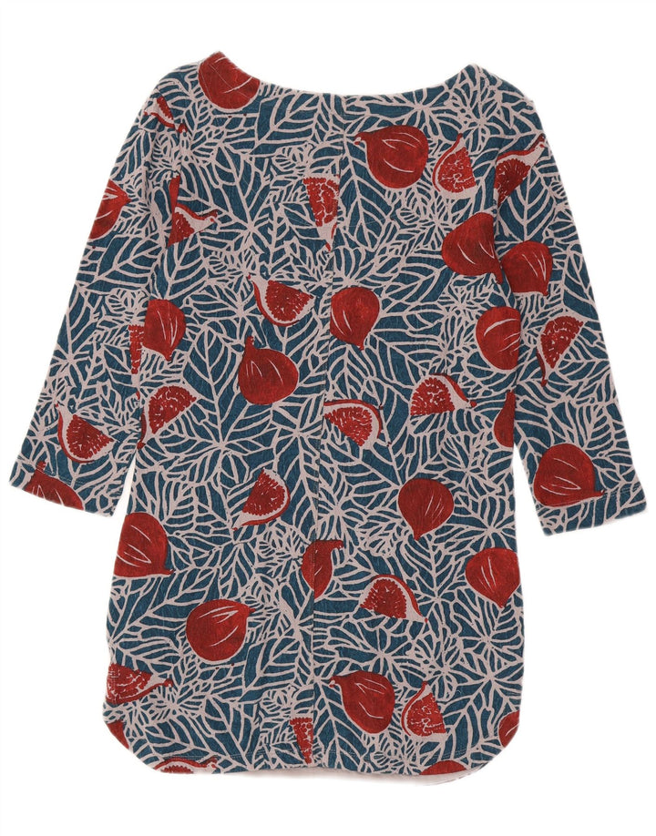 White Stuff Tunique à manches 3/4 pour femme UK 8 Small Multicolore Floral
