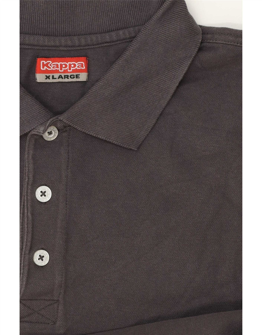 Kappa Polo Homme XL Gris Coton