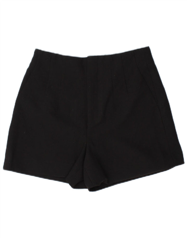 Zara Short Chino Femme Moyen W28 Noir Polyester
