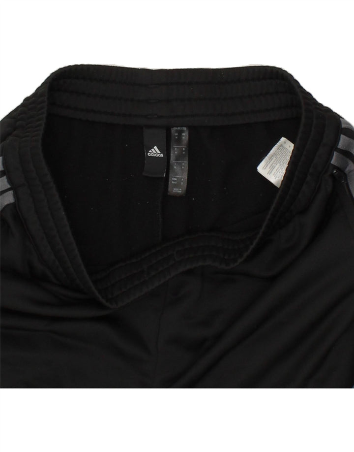 ADIDAS Womens Tracksuit Trousers UK 14 Medium Black Polyester Vintage Adidas and Second-Hand Adidas from Messina Hembry 