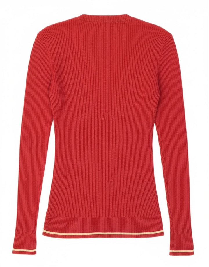 Colmar Pull col bateau pour femme UK 12 Rouge moyen