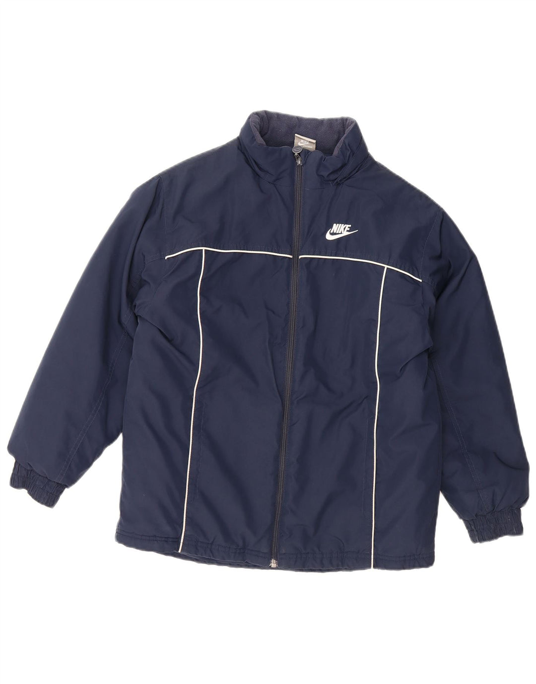 NIKE Veste coupe-vent graphique pour garçon 10-11 ans Bleu marine moyen