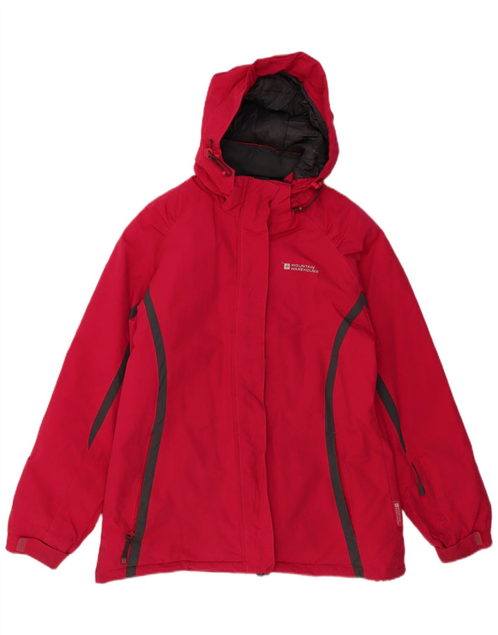 MOUNTAIN WAREHOUSE Veste coupe-vent pour femme UK 14 Large Red Colourblock