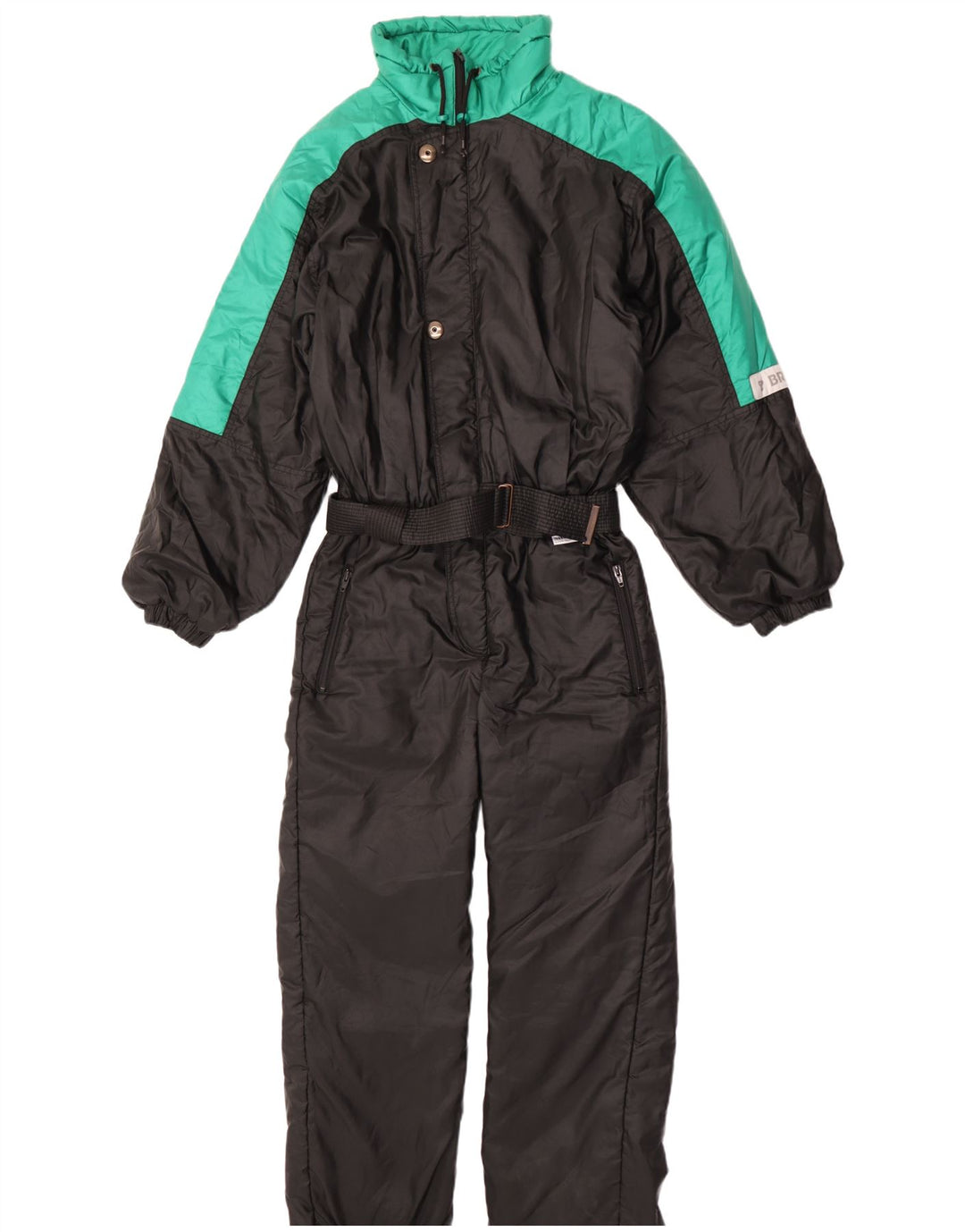 Brugi Combinaison de ski pour homme UK 38 Medium Noir Colourblock Polyamide