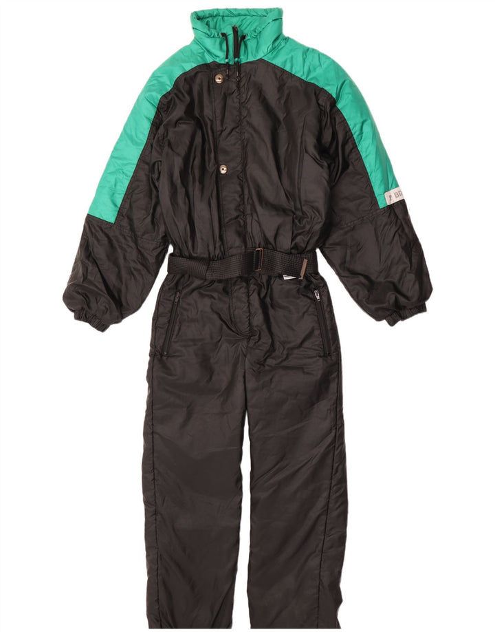 Brugi Combinaison de ski pour homme UK 38 Medium Noir Colourblock Polyamide