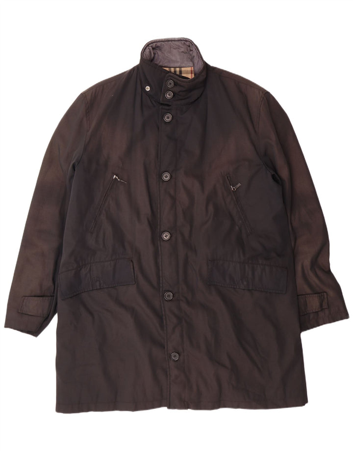 BURBERRY Manteau Homme UK 40 Grand Noir Polyamide Classique