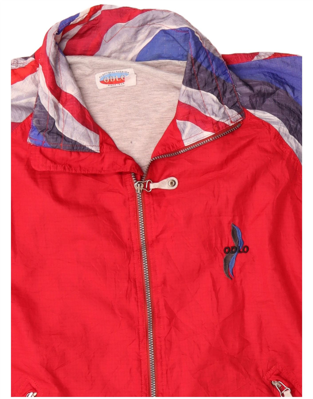 ODLO Veste de Survêtement Homme XL Rouge Colourblock