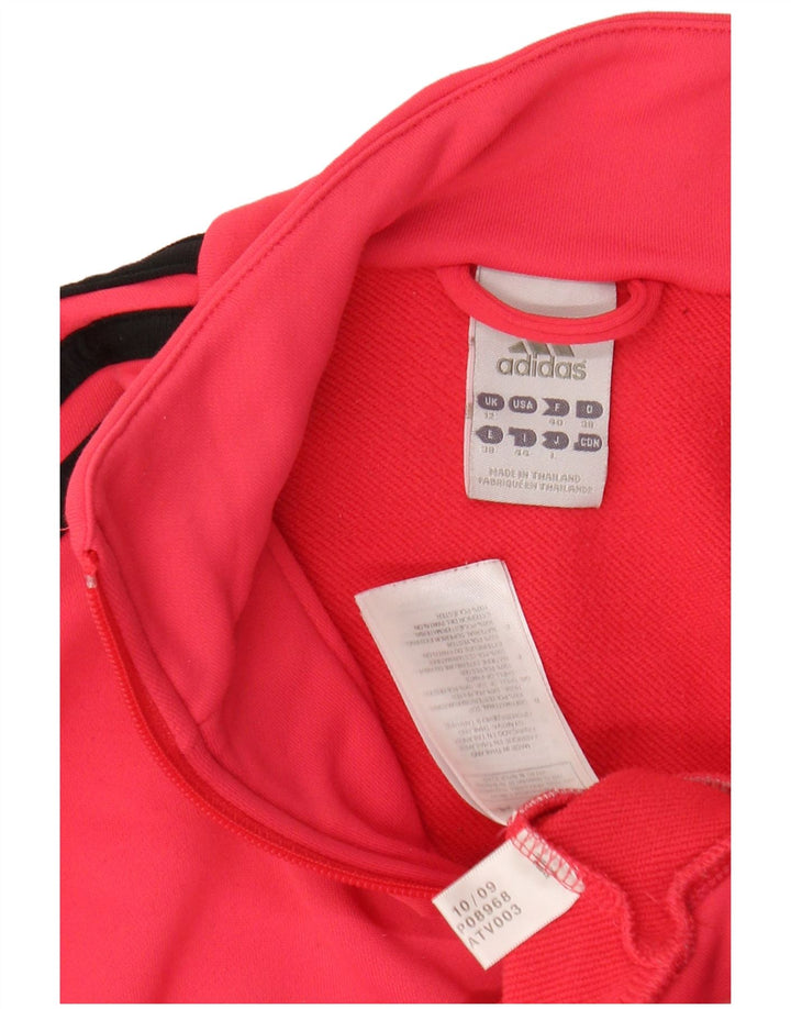 ADIDAS Veste de survêtement pour femme UK 12 Rose moyen Polyester