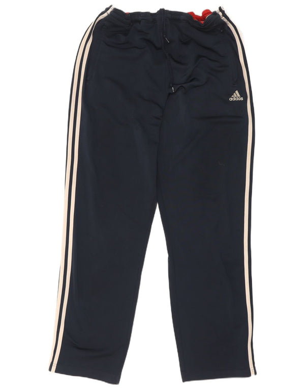 Adidas Pantalon de survêtement pour homme UK 44/46 Large Bleu marine Colourblock