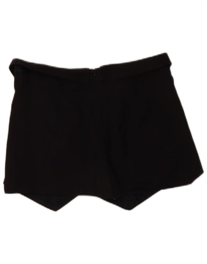 ZARA Femme Jupe-short UK 8 Small Acétate Noir