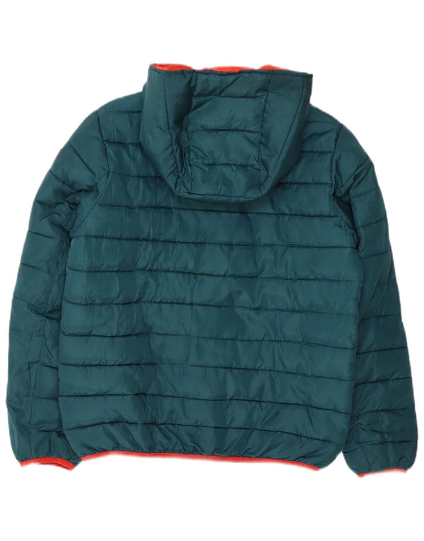 Champion Veste matelassée à capuche pour garçon 11-12 ans Large Vert Polyester