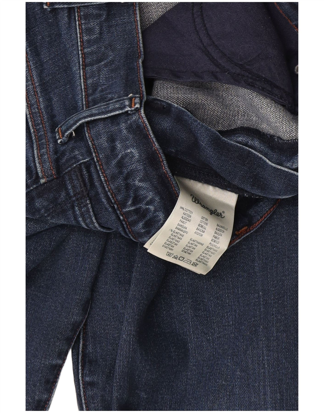 Wrangler Jean droit homme W34 L32 bleu coton