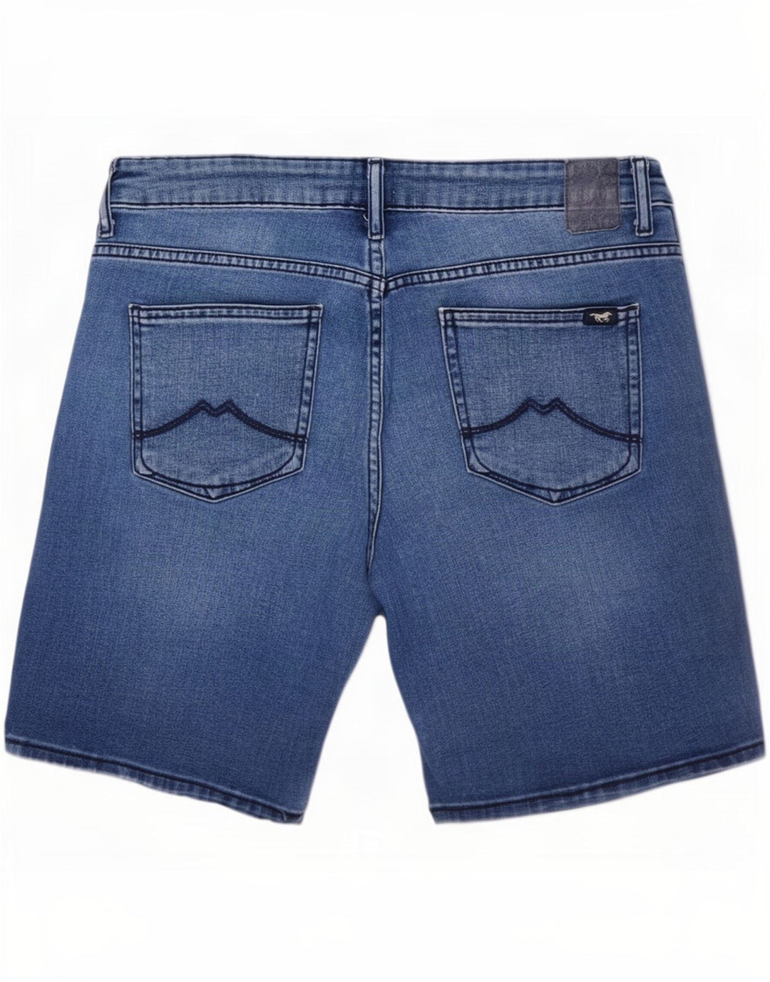 Mustang Short en Jean Femme W29 Coton Bleu Moyen