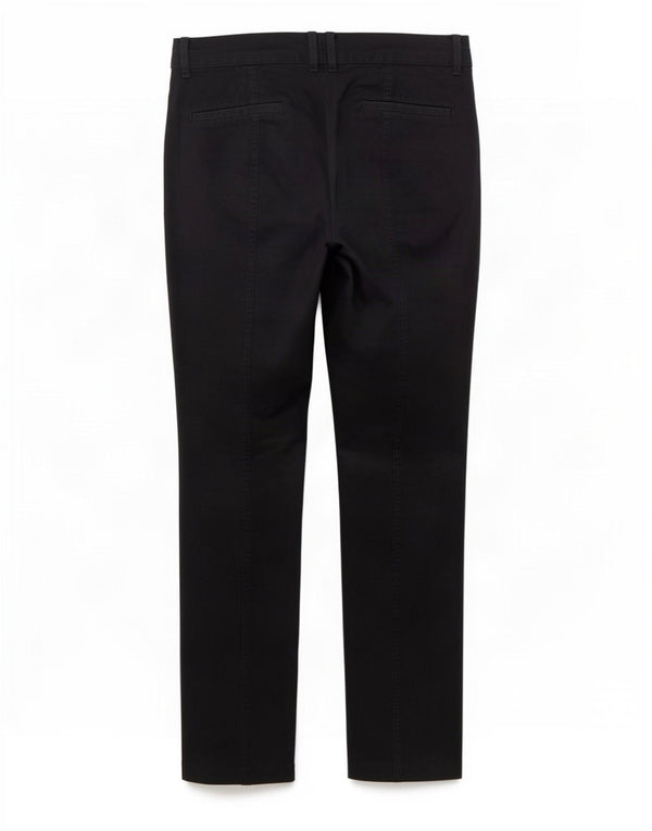 Massimo Dutti Pantalon Chino Slim Femme EU 38 Small W28 L29 Bleu Marine