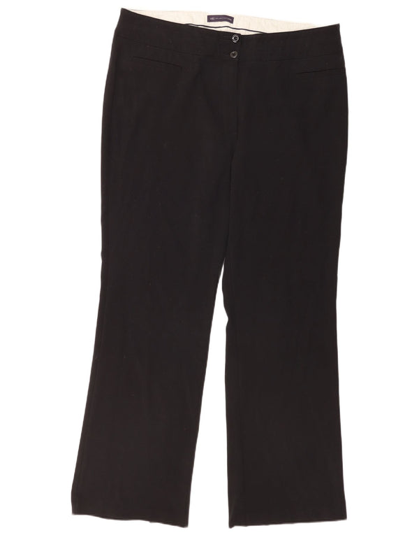 Marks & Spencer Pantalon décontracté bootcut pour femme UK 18 XL W38 L32 Noir