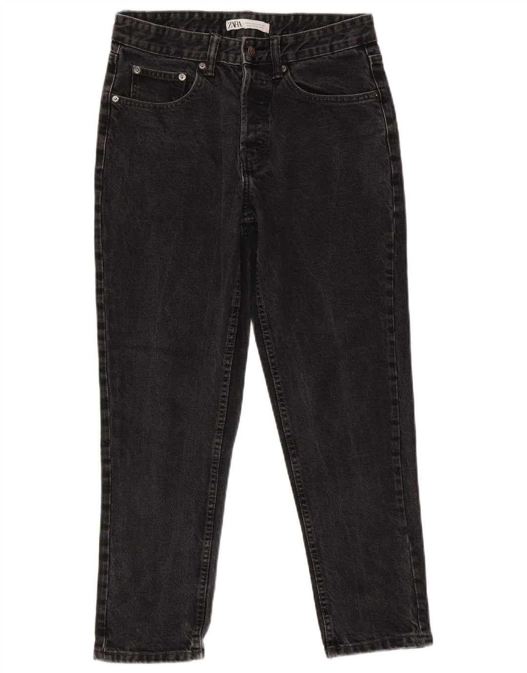 Zara Jean Slim Homme EU 38 Small W30 L26 Gris Coton