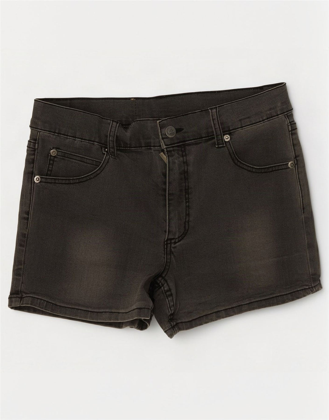 Cheap Monday Short En Jean W30 Femme Gris Moyen Coton