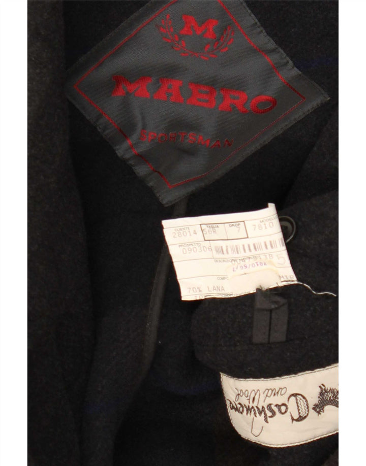 Mabro Duffle Coat Homme IT 56 3XL Gris Laine Classique