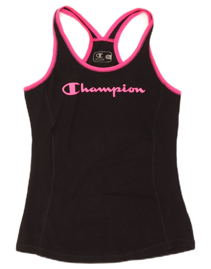 Champion Womens Pro-tec Graphic Débardeur UK 12 Moyen Noir