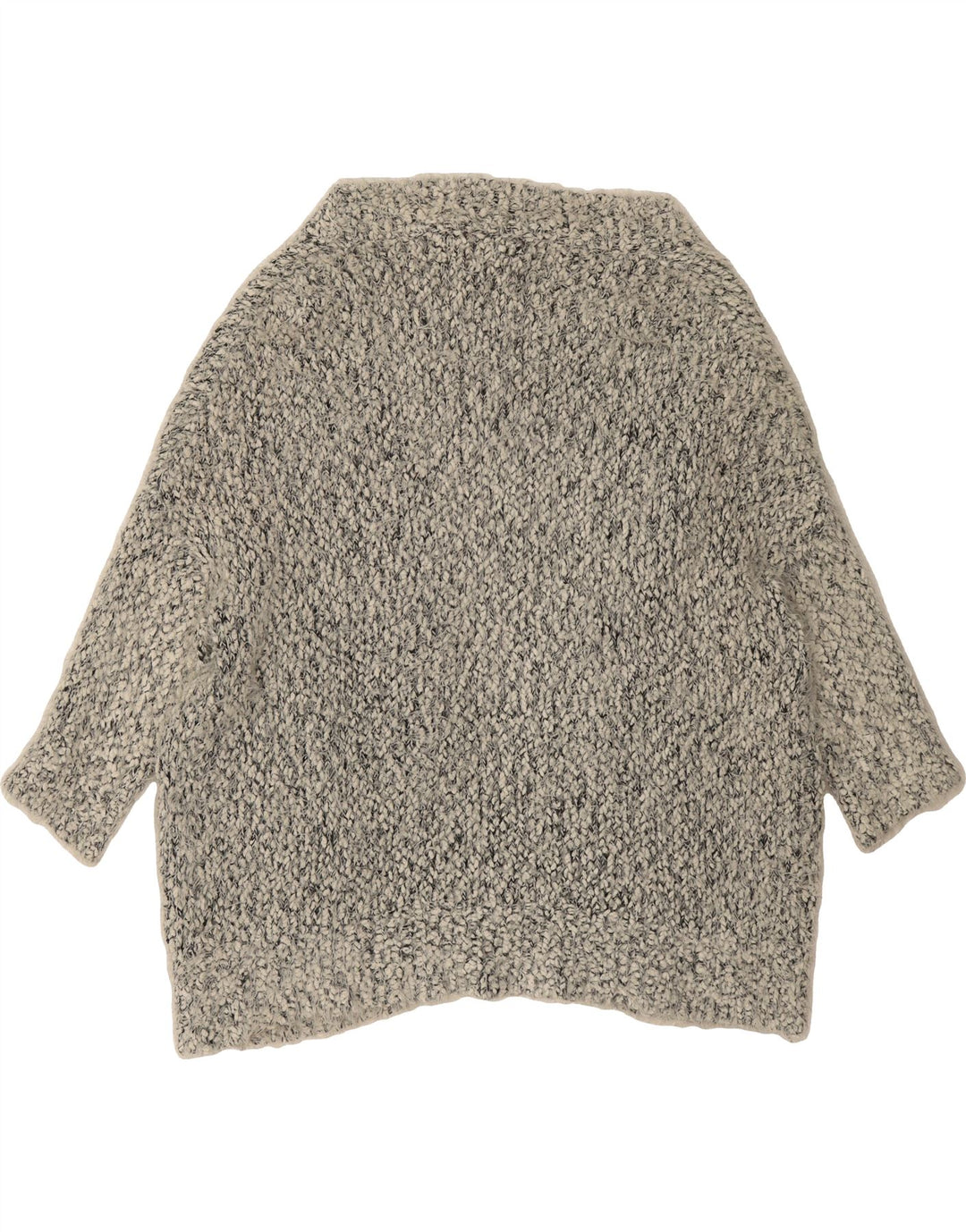 ZARA Womens Open Cardigan Sweater UK 14 Medium Grey Flecked Vintage Zara and Second-Hand Zara from Messina Hembry 