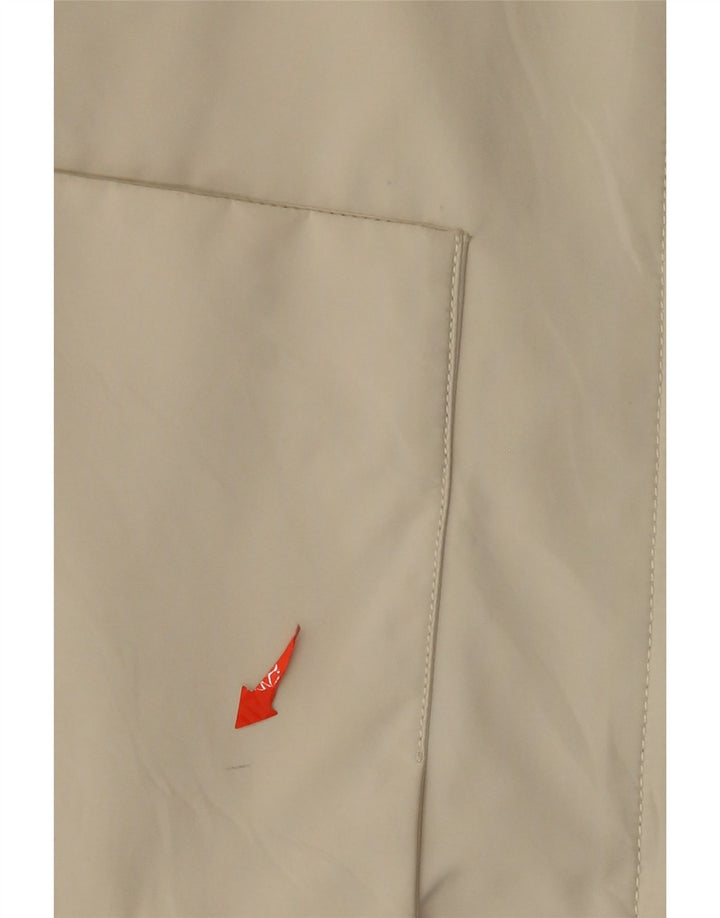 Trussardi Jeans Blouson Bomber Femme IT 46 Large Beige Coton
