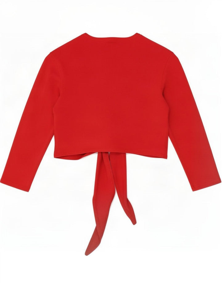 Marks & Spencer Haut court à manches 3/4 pour femme Rouge moyen UK 14
