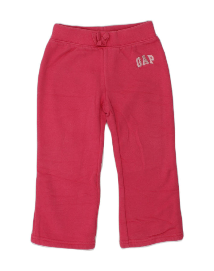 GAP Baby Boys Tracksuit Trousers 18-24 Months Pink Cotton | Vintage Gap | Thrift | Second-Hand Gap | Used Clothing | Messina Hembry 