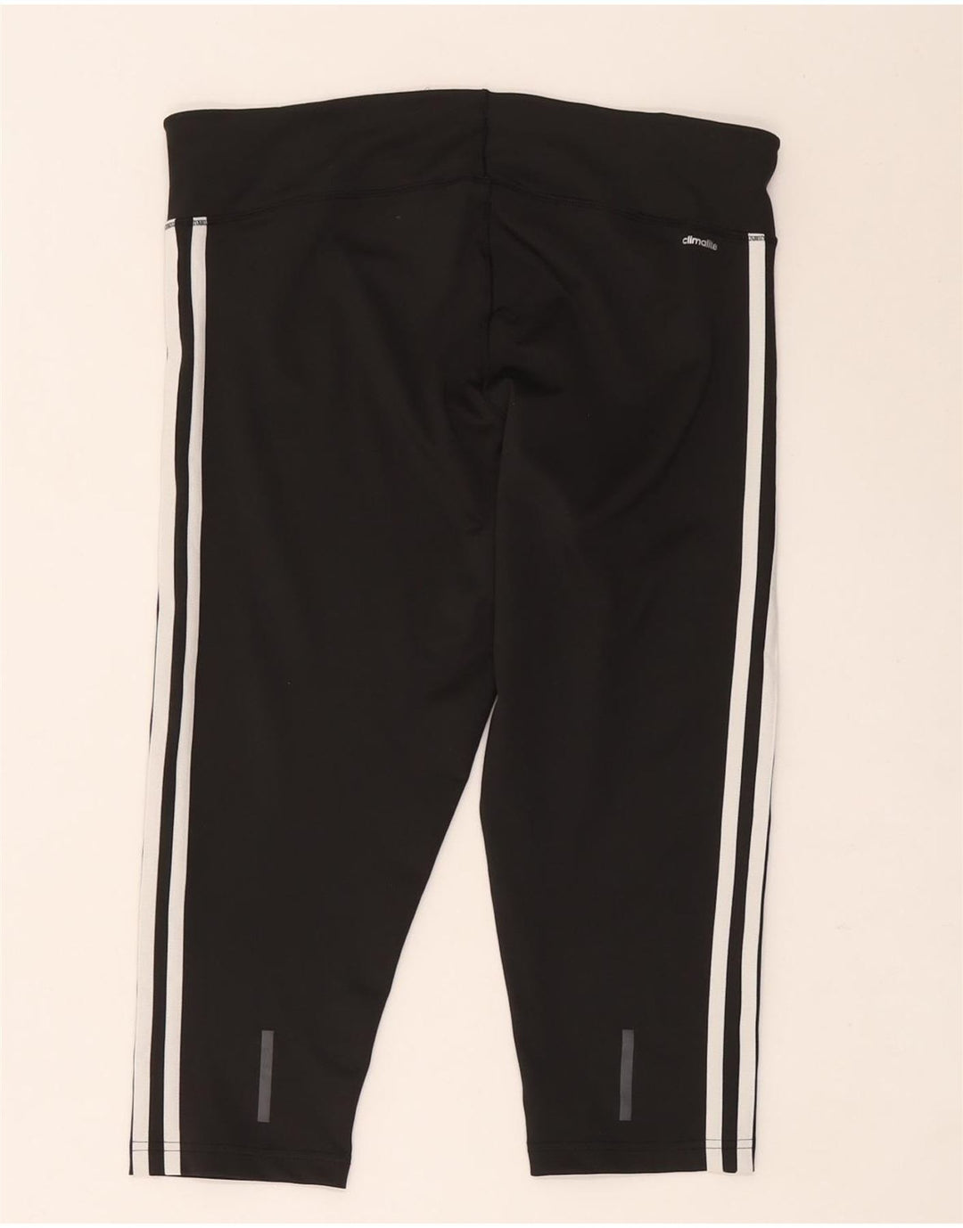 Adidas Climalite Capri Leggings UK 16/18 Large Noir Polyester