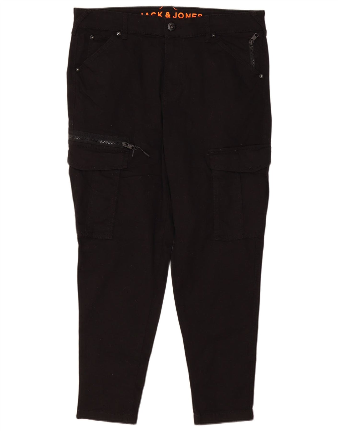 JACK & JONES Pantalon Cargo Cargo Homme W34 L26 Noir Coton