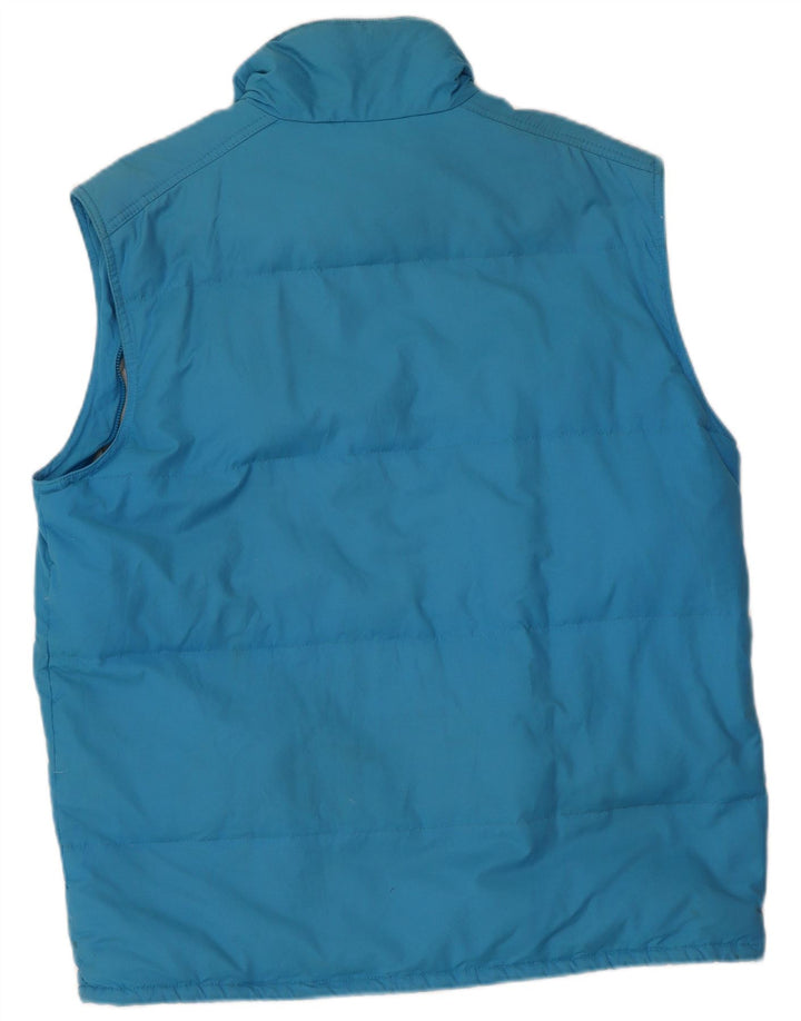 Sergio Tacchini Gilet Rembourré Homme IT 48 Bleu Moyen Coton