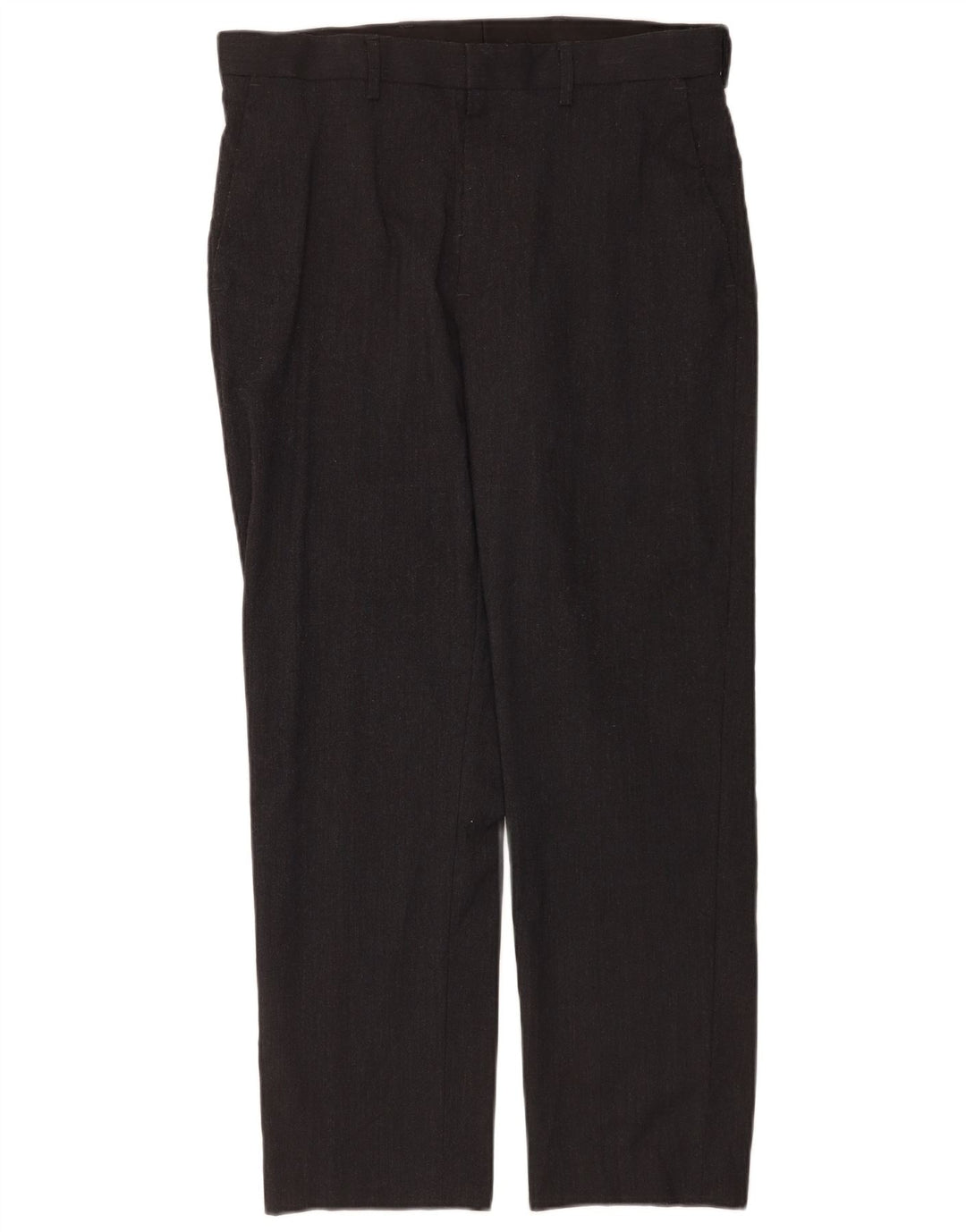 Marks & Spencer Pantalon Chino Droit Homme W32 L29 Gris Moucheté