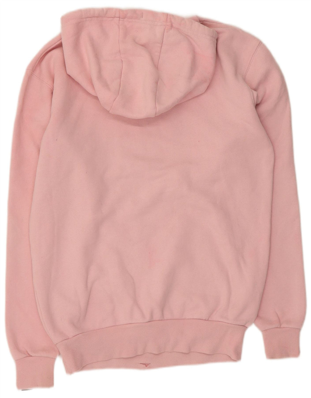 ELLESSE Pull à capuche graphique surdimensionné pour femme UK 8 Petit coton rose