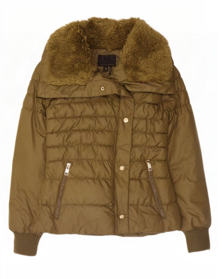Buffalo Veste matelassée pour femme UK 12 Medium Kaki Polyester