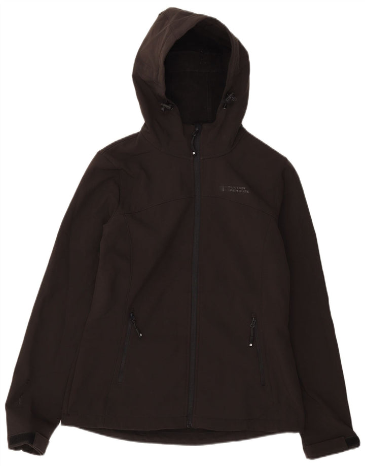 Mountain Warehouse Veste coupe-vent à capuche pour femme UK 10 Small Noir