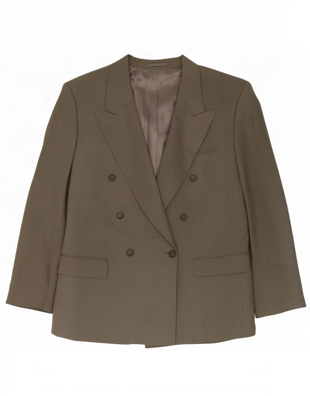 Hugo Boss Veste blazer à double boutonnage pour homme EU 54 2XL Gris Laine