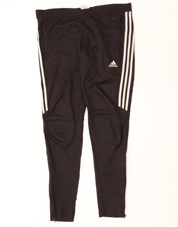 Adidas Pantalon de survêtement Climacool pour femme UK 12/14 Noir moyen Polyester